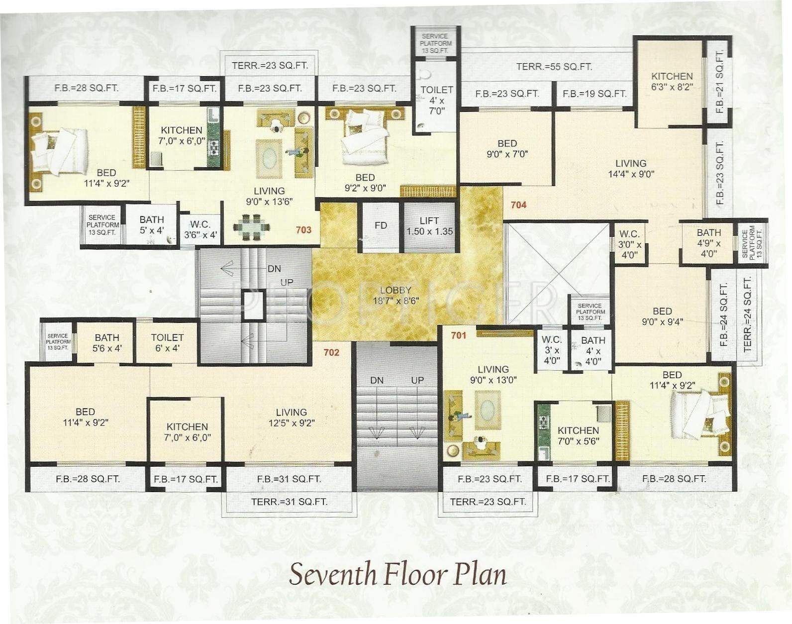 Images for Cluster Plan of Dev Enterprises Dev Sai Nawade