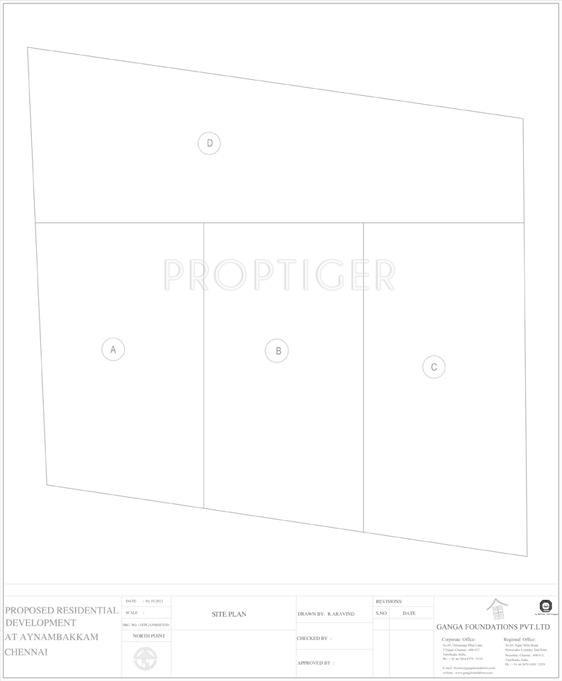 Images for Site Plan of Ganga Chennai Sai Kalp Niketan Apartments
