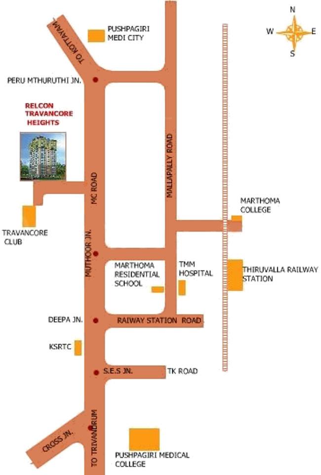 Images for Location Plan of Relcon Travancore Heights