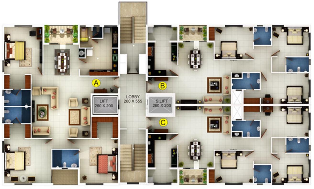 Images for Cluster Plan of Infra Housing Pinnacle