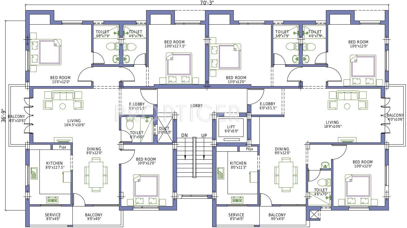 Images for Cluster Plan of Acchyuthan Trustpuram