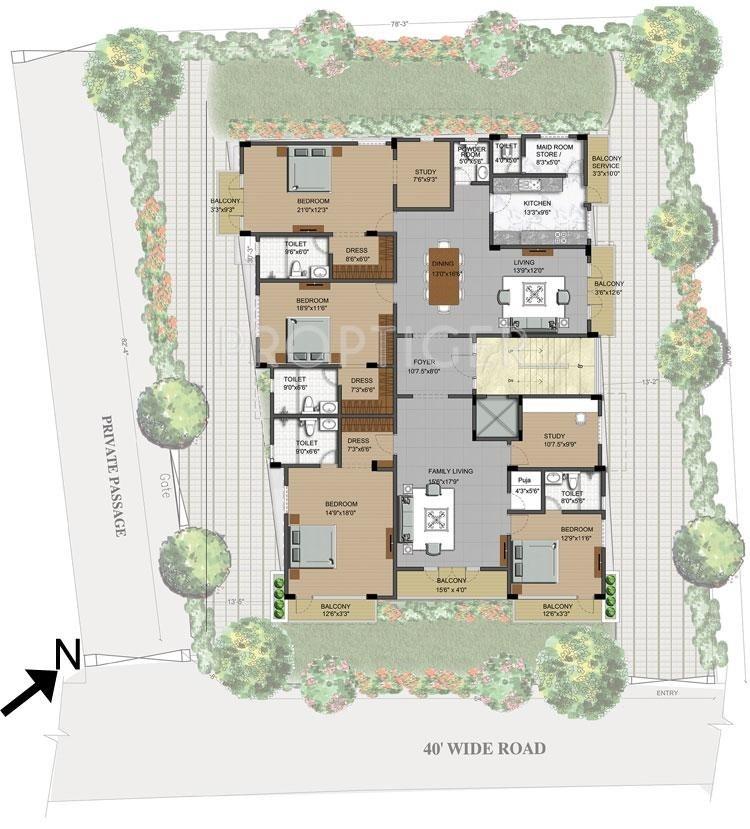 Images for Cluster Plan of Sumanth Sreshta Sai Ranga