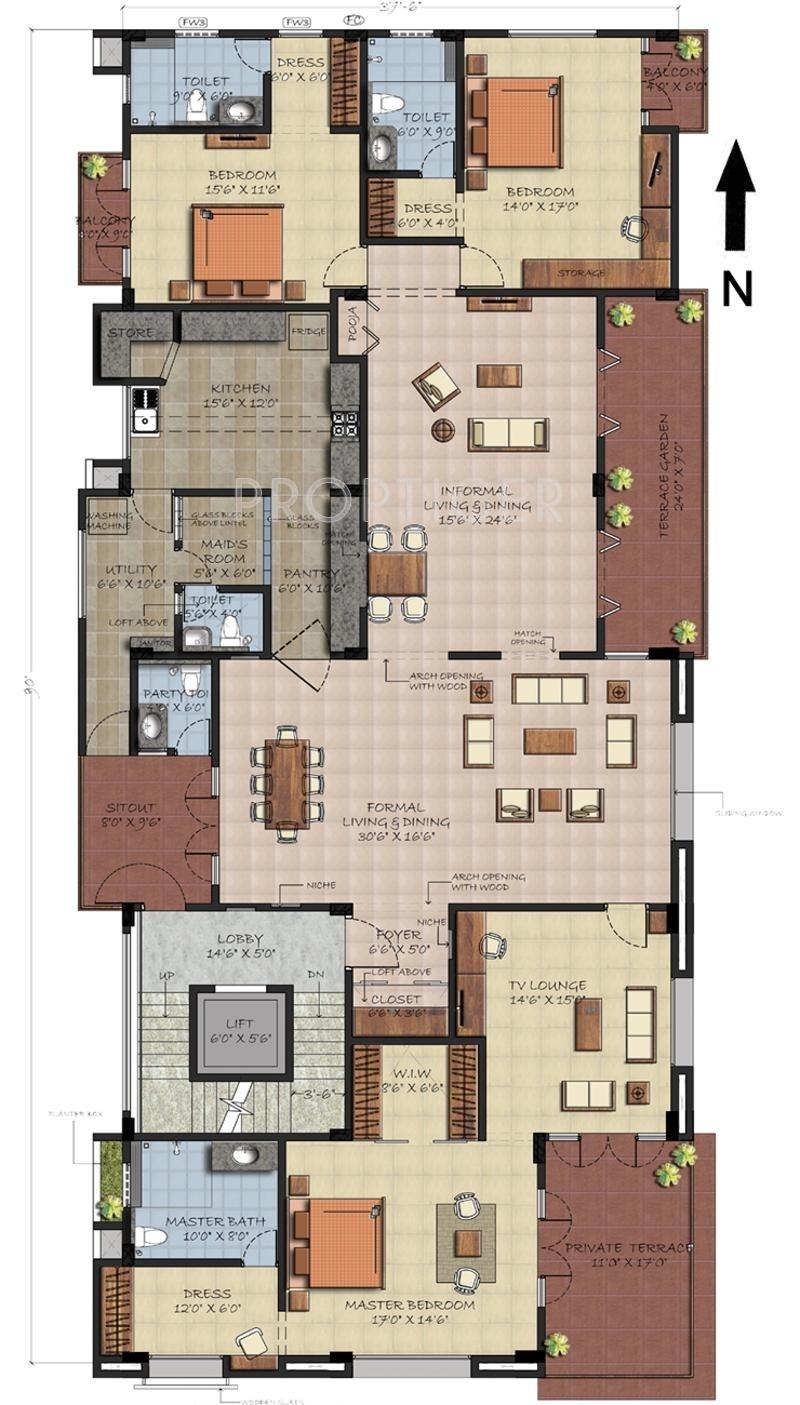 Images for Cluster Plan of Sumanth Sreshta Panchajanya