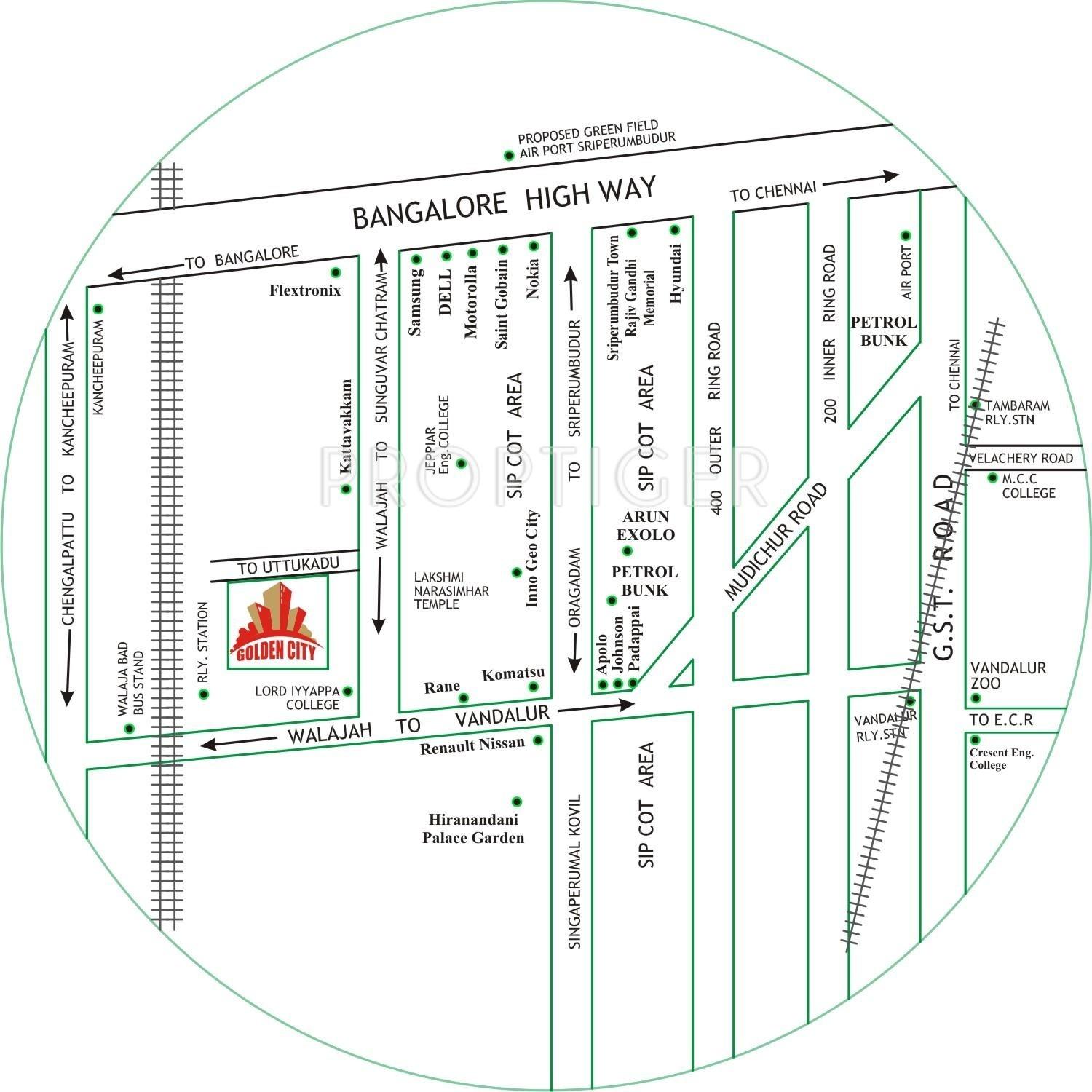 Images for Location Plan of City Land Promoters Golden City