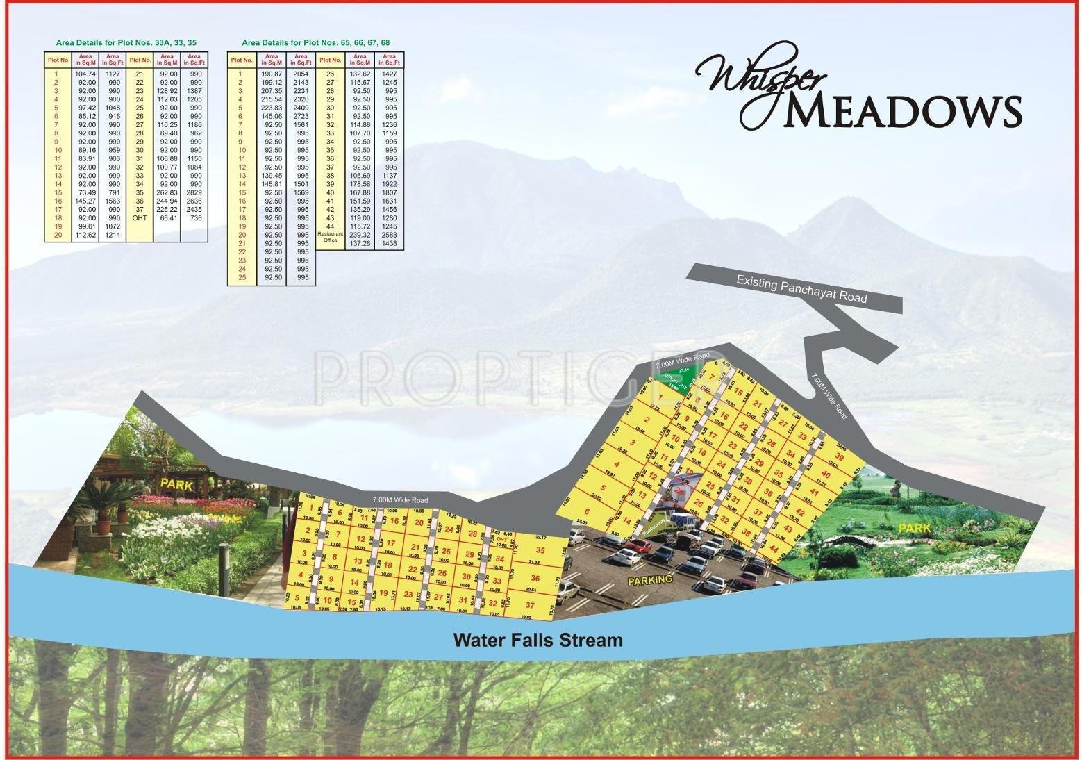 Vishram Infrastructure Whisper Meadows Layout Plan