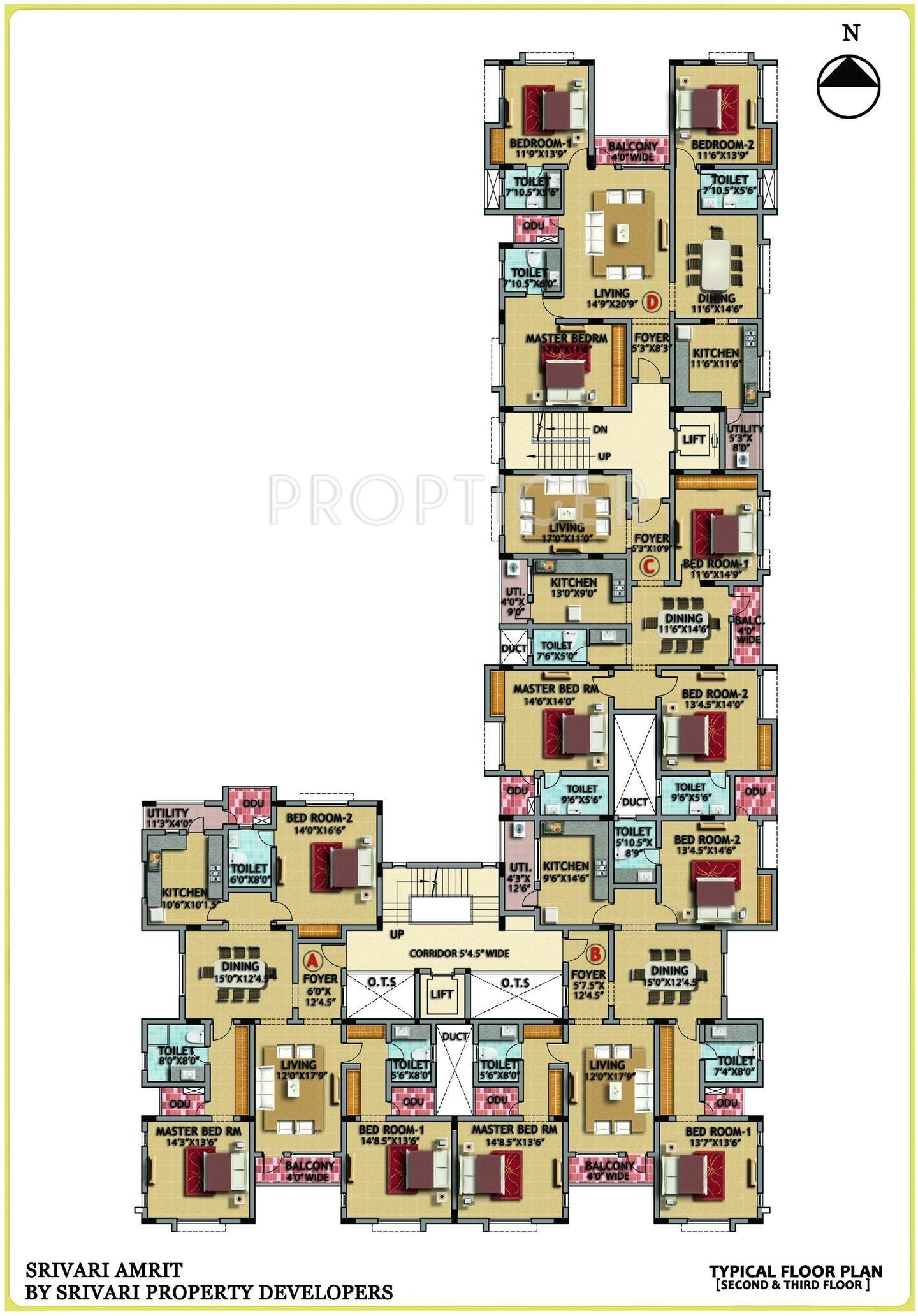 Images for Cluster Plan of Srivari Infrastructures Srivari Amrit