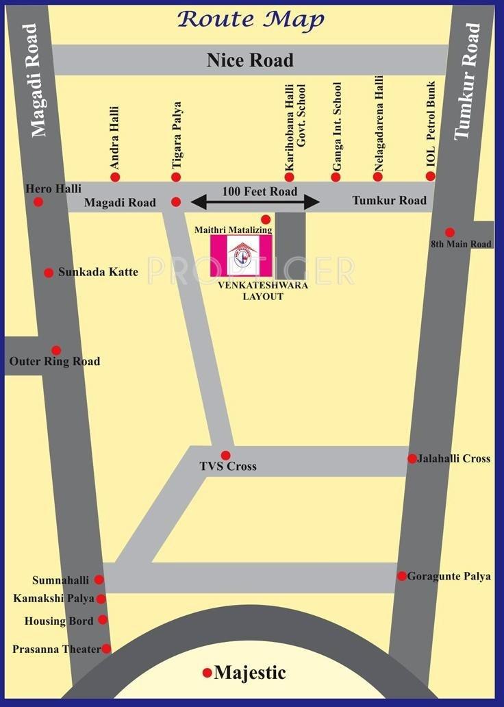 Images for Location Plan of Vani Shree Venkateshwara Layout