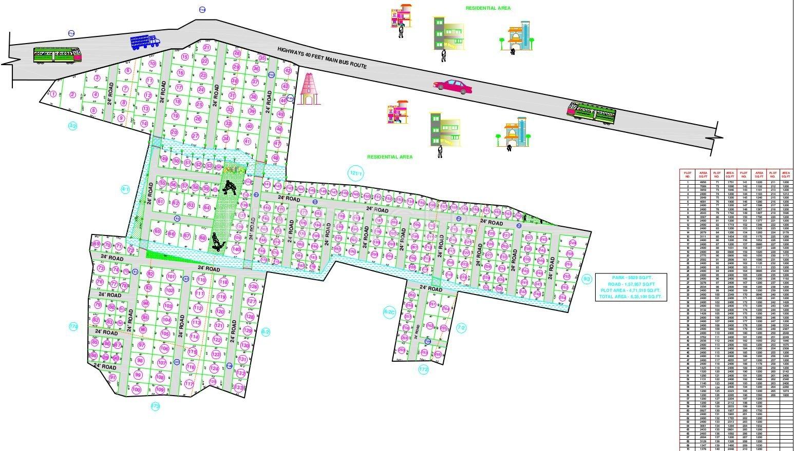 Images for Layout Plan of 3t Properties Navagraha Nagar