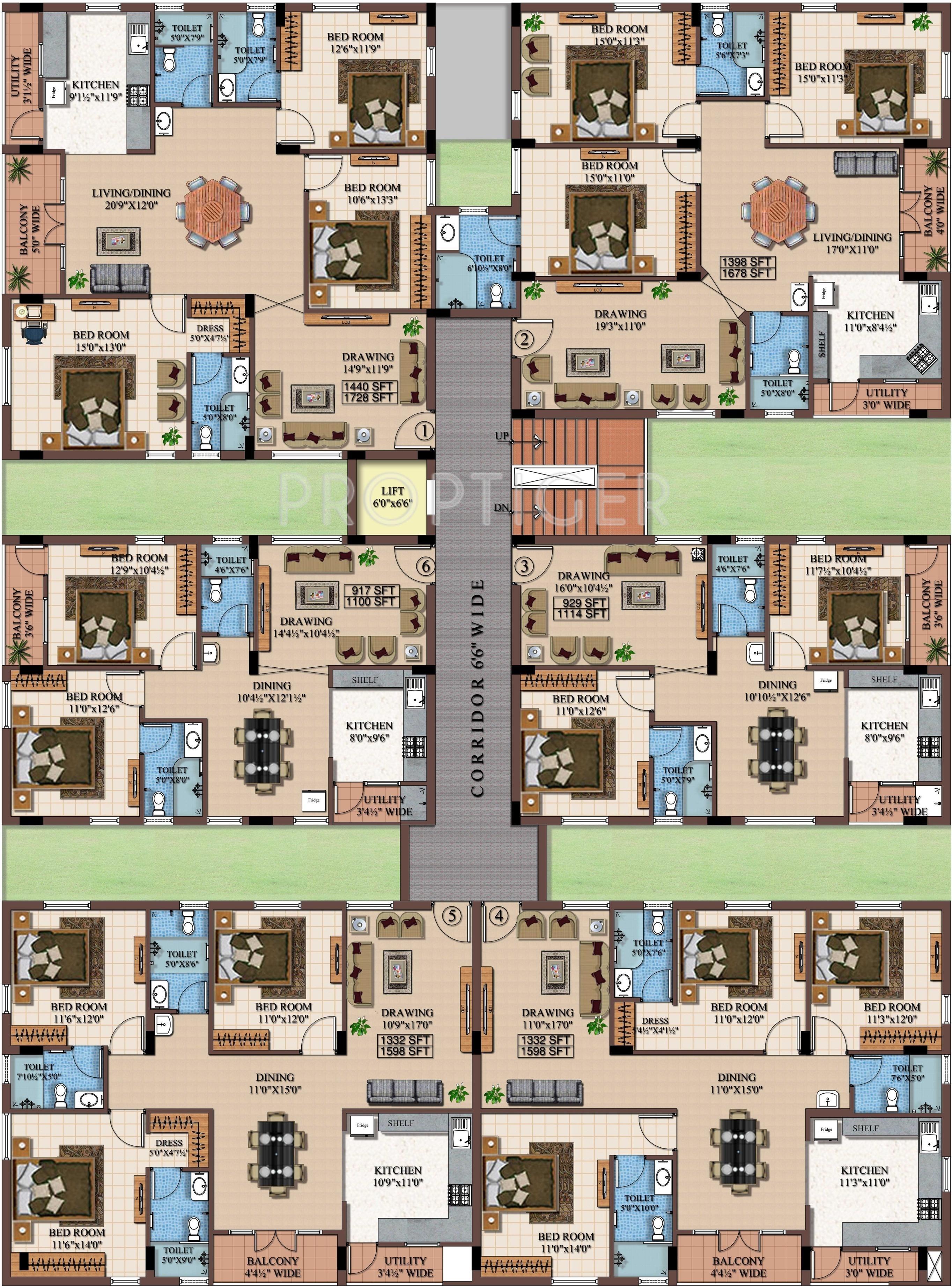 Images for Cluster Plan of Maphar SABZ Garden