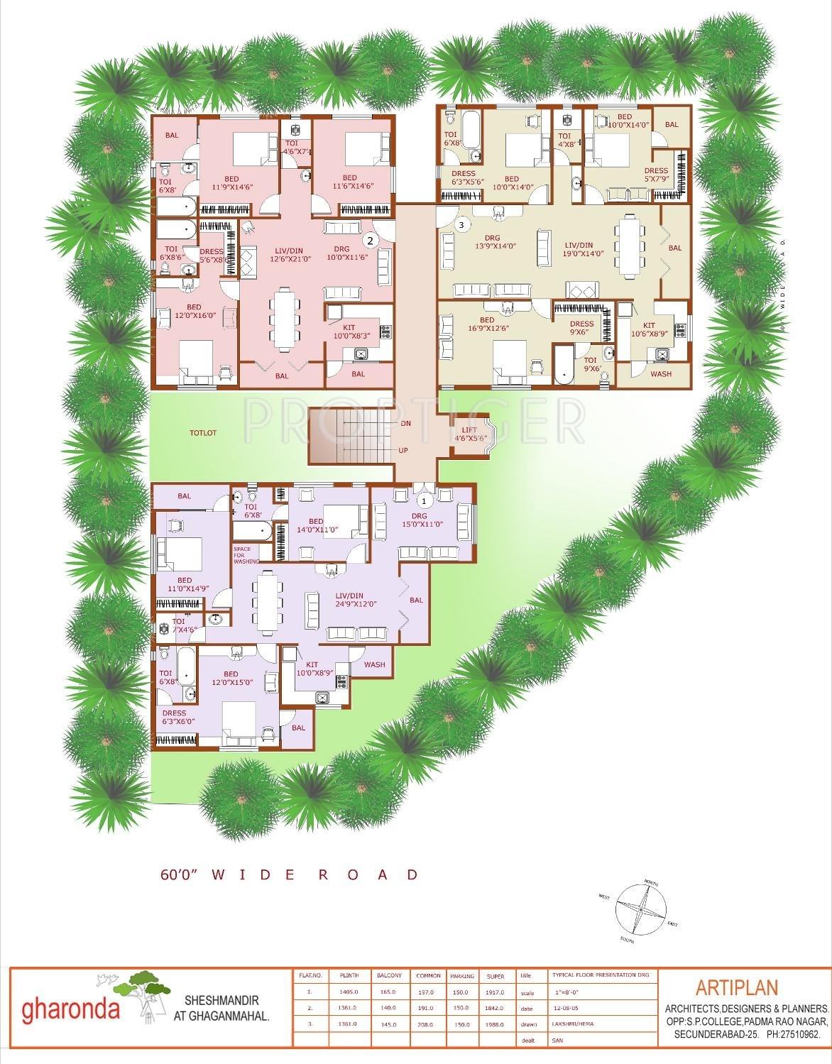 Images for Cluster Plan of Gharonda Seshamandir