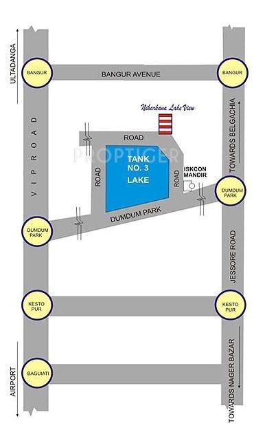 niharkana-lake-view Location Plan