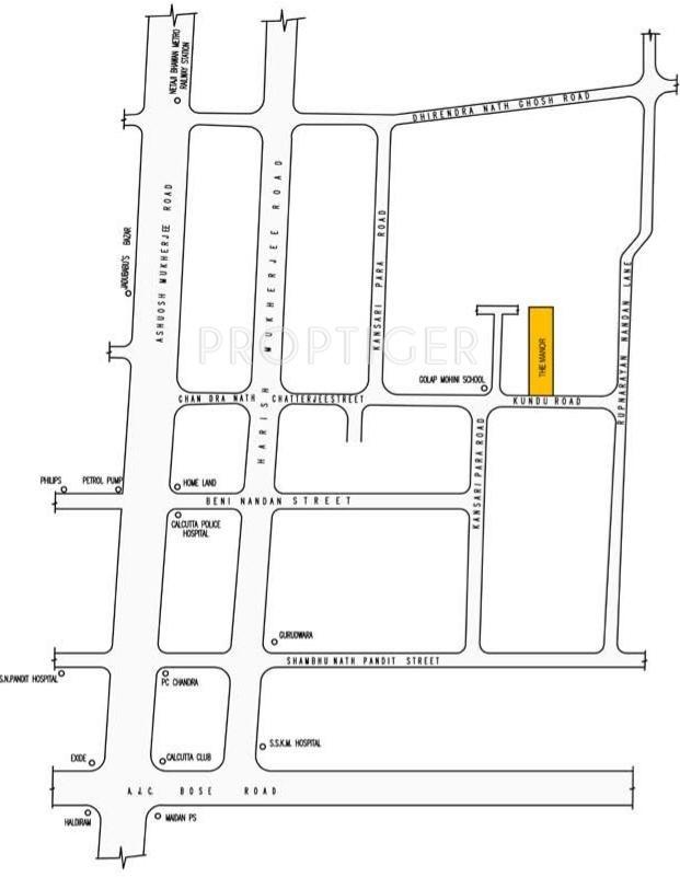 Arya Realty Manor Location Plan