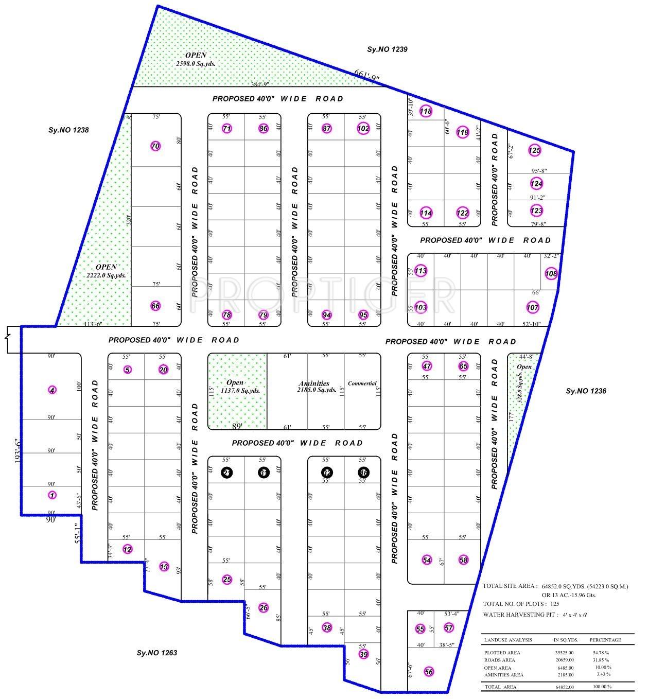 vindhya-avenue Images for Layout Plan of Chaitanya Vindhya Avenue