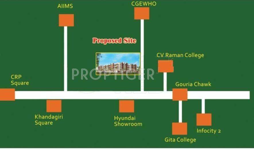 enclave Images for Location Plan of Swastik Enclave