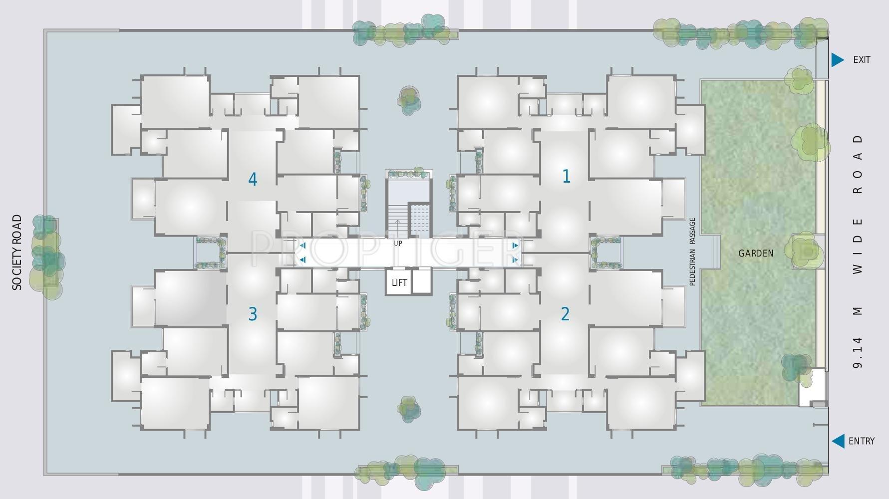 Images for Cluster Plan of Venus Infrastructure Paramount Residency