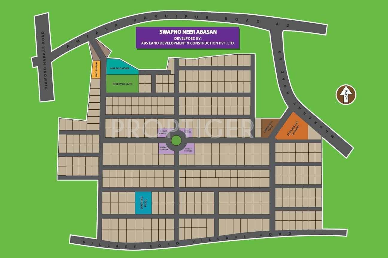 ABS Land Development Swapnoneer Abasan Site Plan