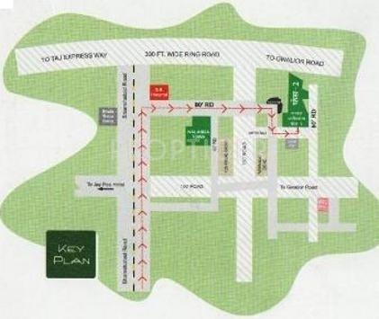 Nalanda Builders Ashiyana Location Plan