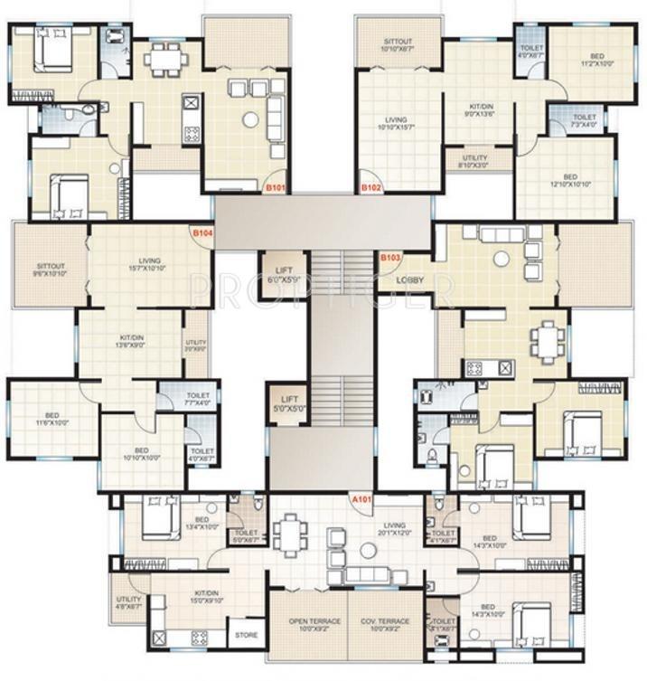 Images for Cluster Plan of Archit Group Archit Madhuban