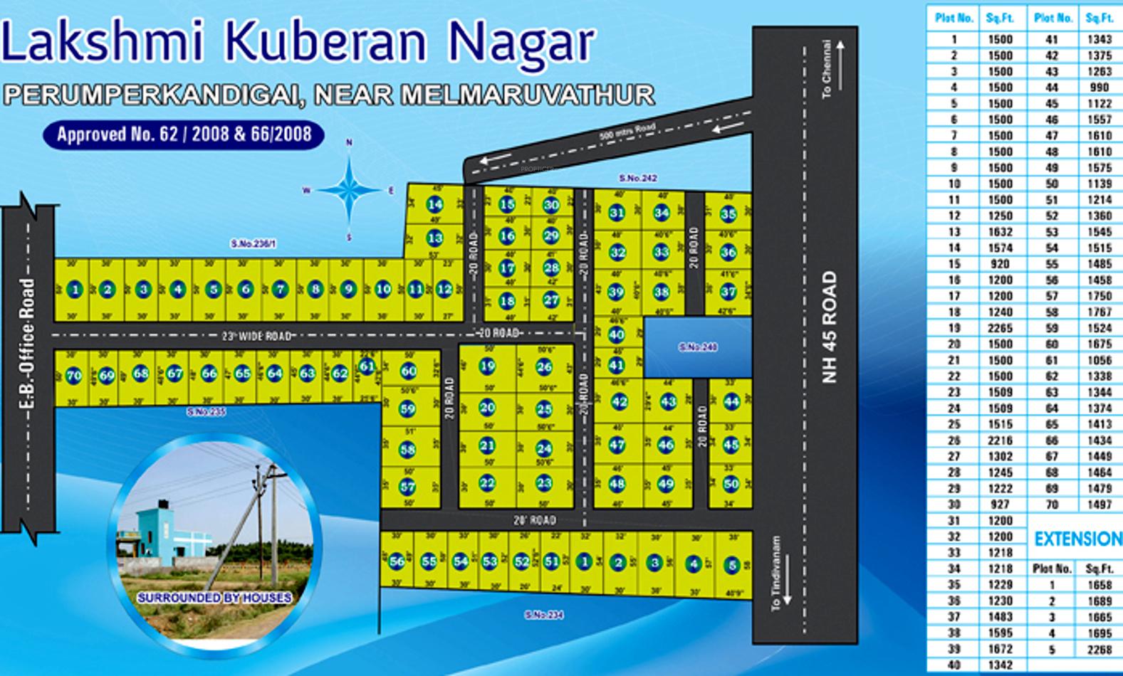 Images for Layout Plan of GV Lakshmi Kuberan Nagar