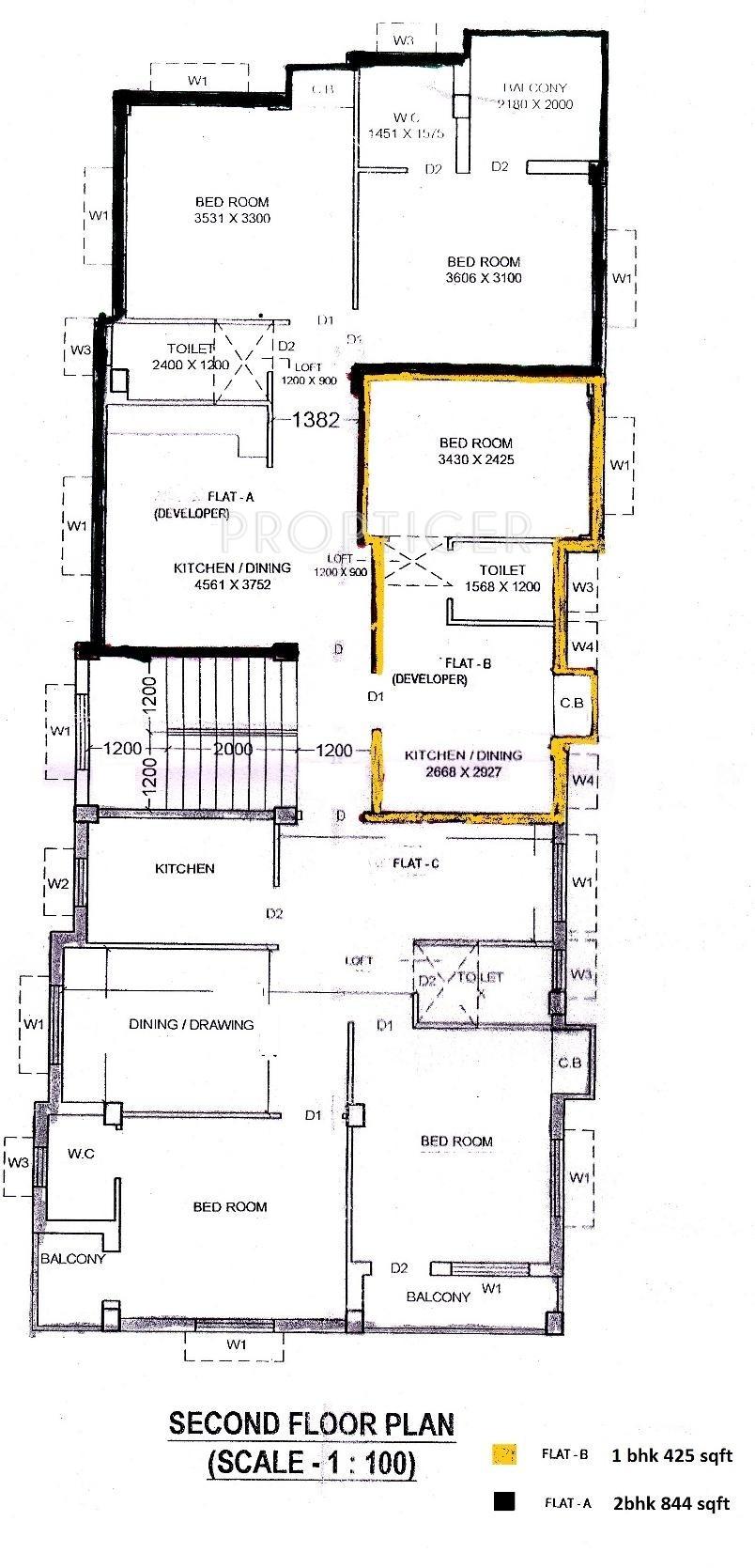 TM Builders and Developers Roynagar Place Cluster Plan