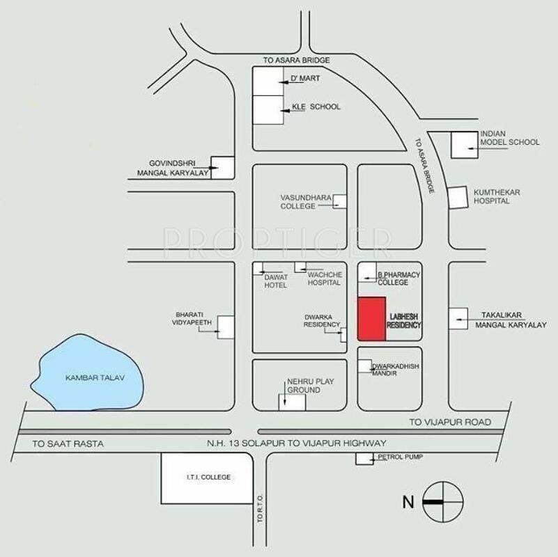 Labhesh Construction Labhesh Residency Location Plan