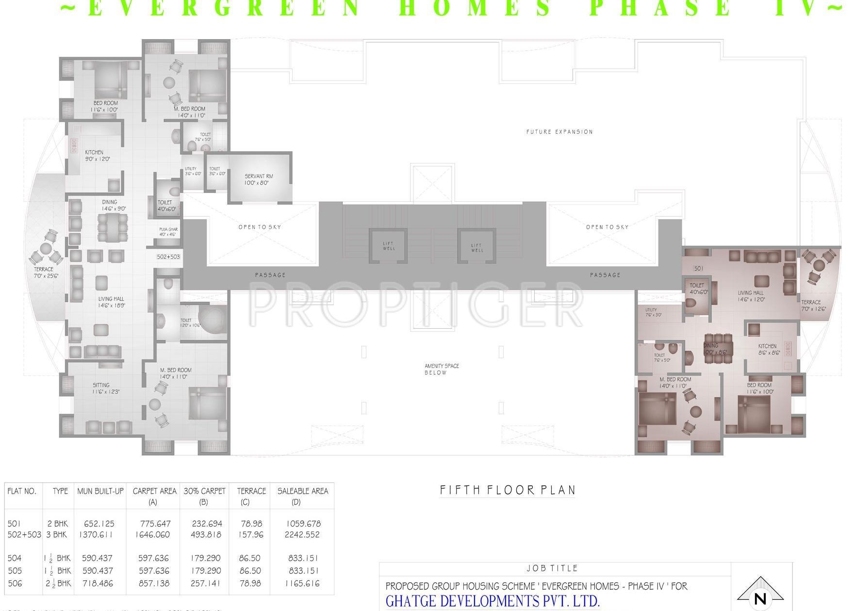 Images for Cluster Plan of Ghatge Developments Evergreen Homes Phase4