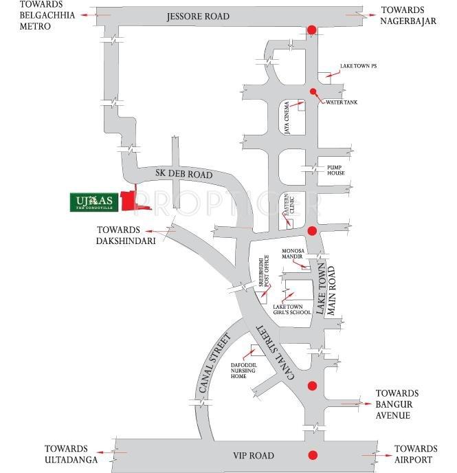 Images for Location Plan of Ambuja Neotia Ujaas The Condoville Villas
