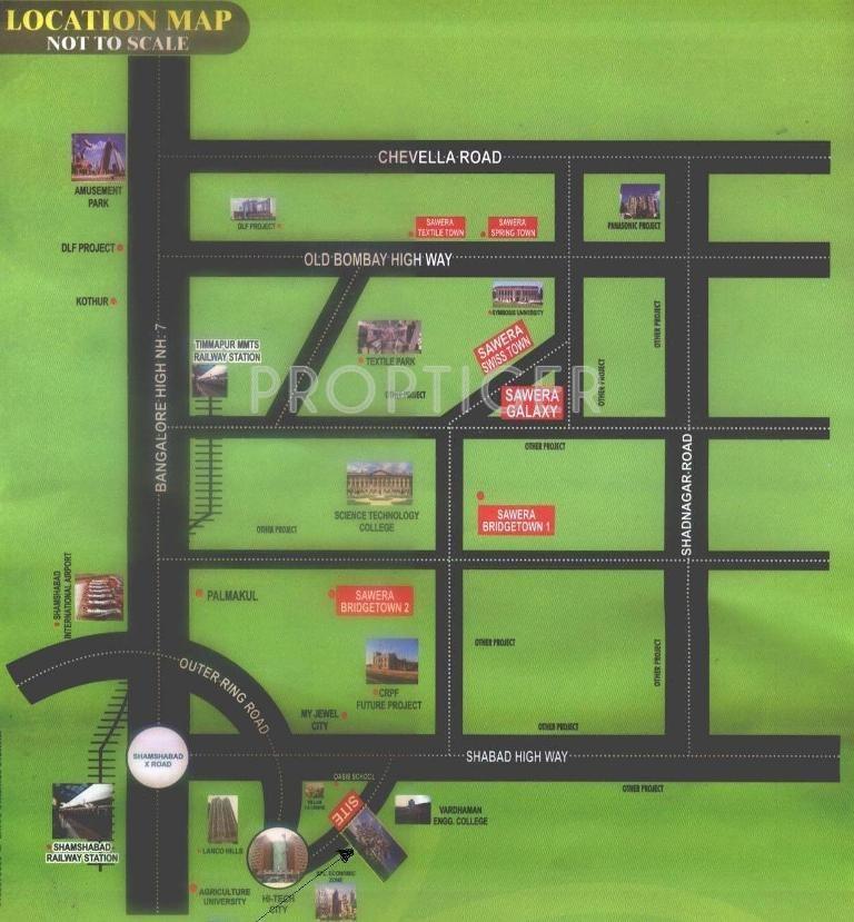 airport-city Images for Location Plan of Sawera Townships India Airport City