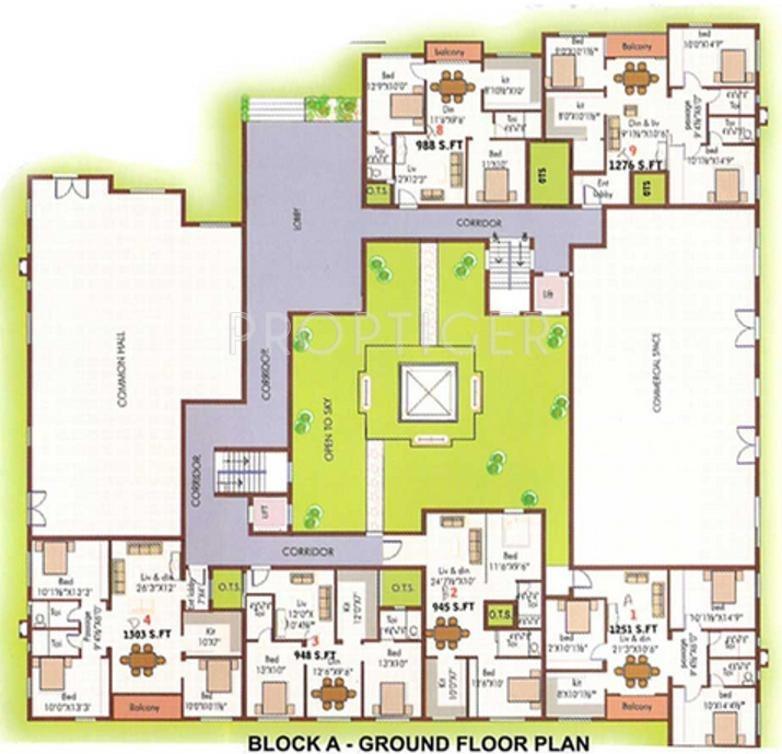 Images for Cluster Plan of Rajparis Padmam