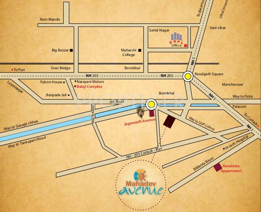Images for Location Plan of Decor Mahadev Avenue
