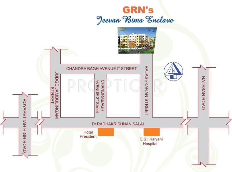 Images for Location Plan of Jeevan Bima Enclave