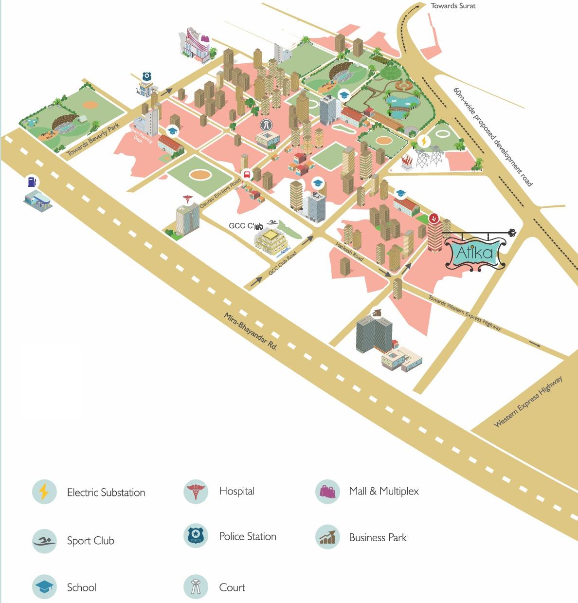 shubh-atika Images for Location Plan of Ravi Shubh Atika