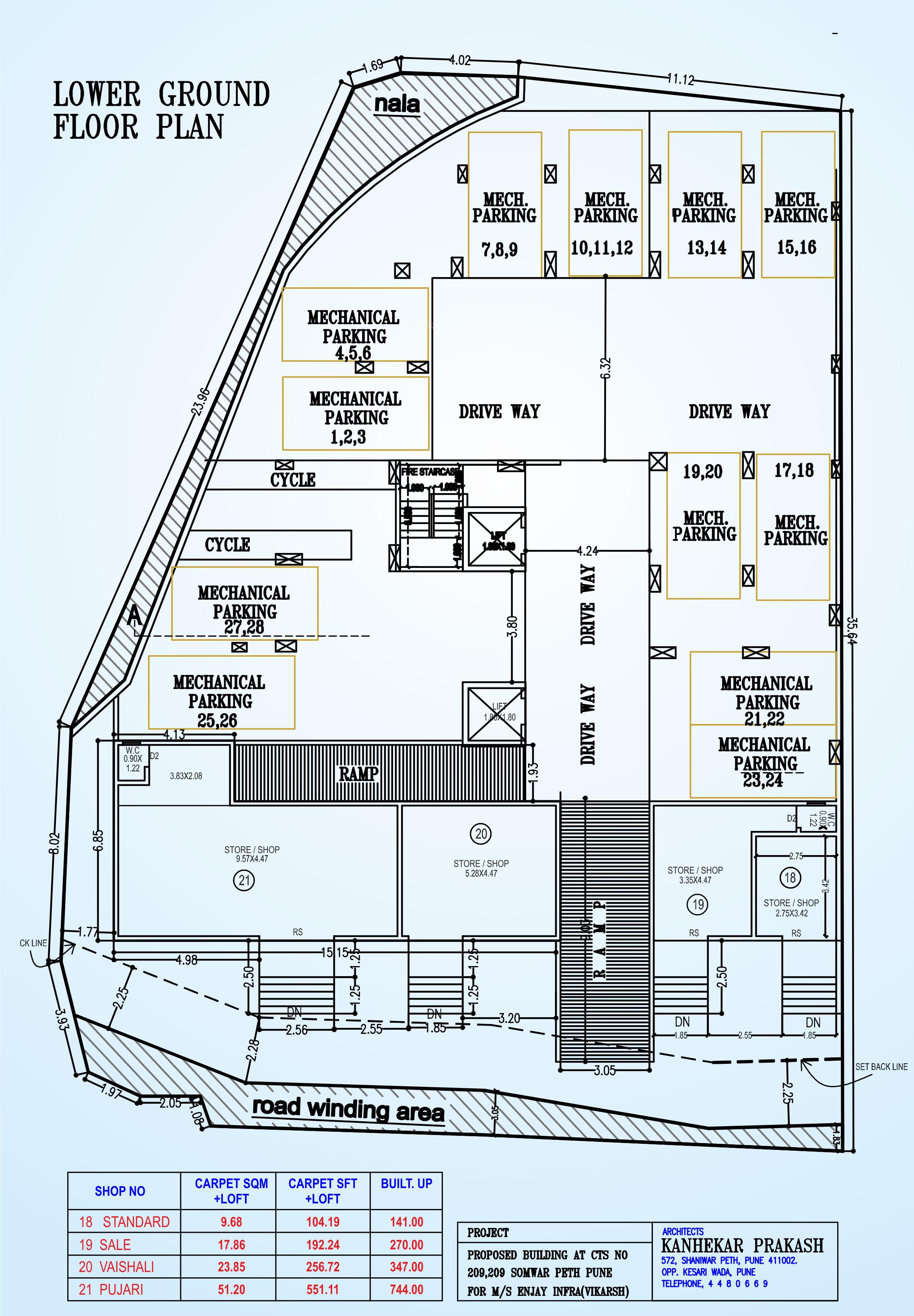 paramount Enjays Paramount Cluster Plan For Lower Ground Floor