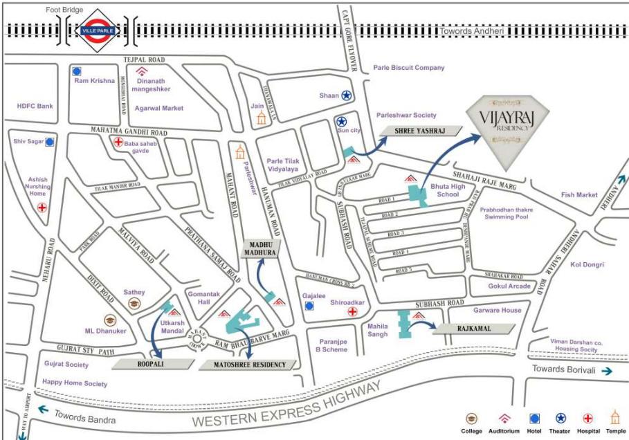vijayraj-residency Location Plan