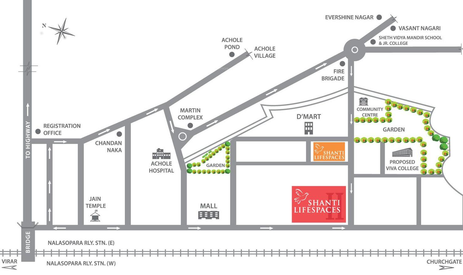 Images for Location Plan of Sheth and Chopra Shanti Life Spaces 2
