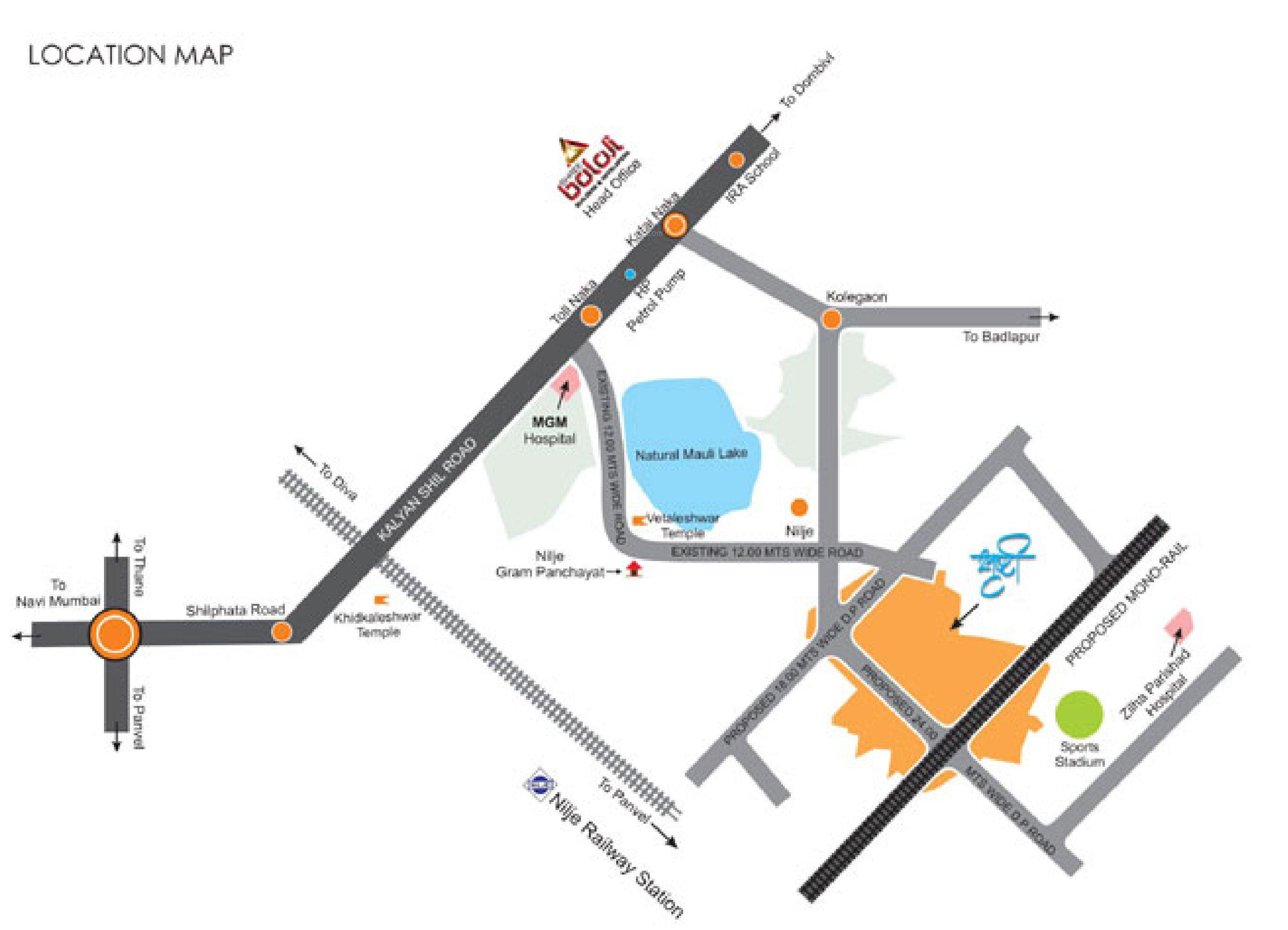 Images for Location Plan of Shree Balaji Balaji Srushtee