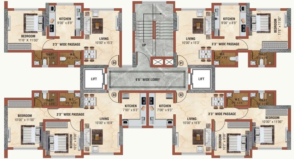 nirlon-soc-building-no-11-12-and-13 Nirlon Employees CHS Ltd Cluster Plan