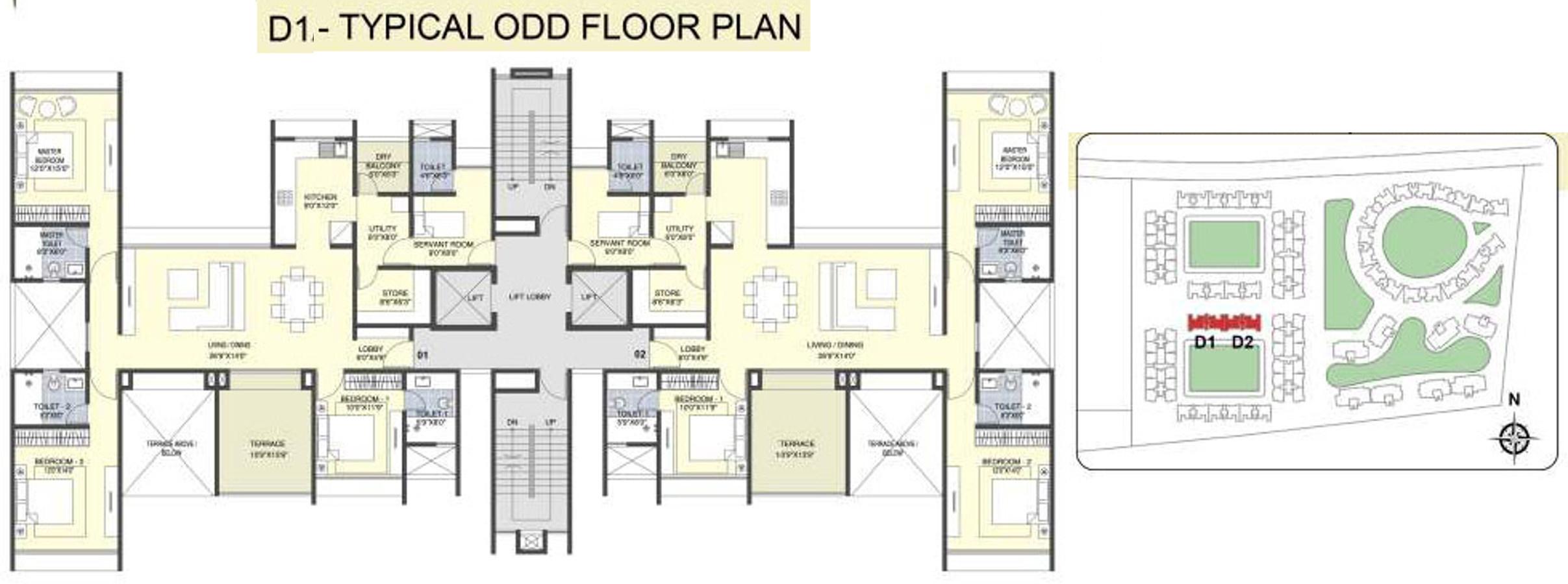 Images for Cluster Plan of Sanklecha The Metrozone Kingstone D1
