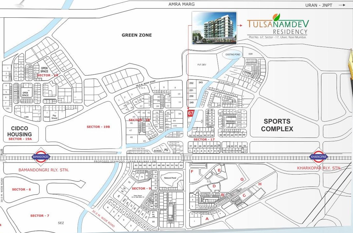 Images for Location Plan of Bathija Tulsa Namdev Residency Apartment