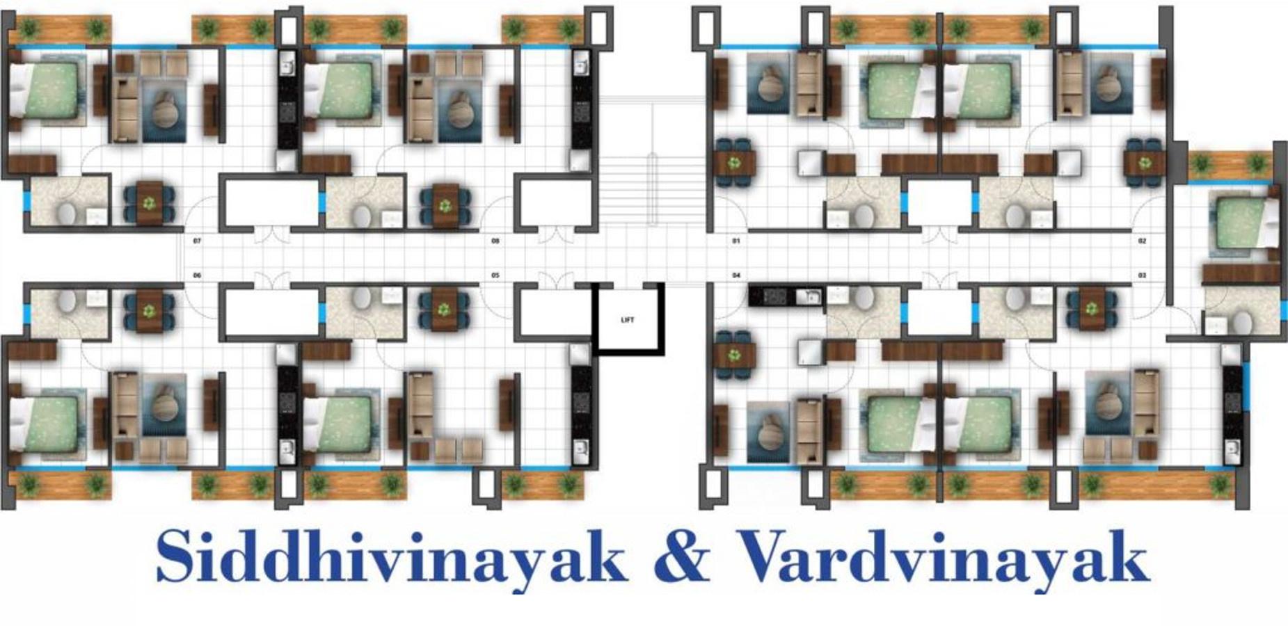 Images for Cluster Plan of Disha Ashtavinayak Ultramodern Township Phase 1