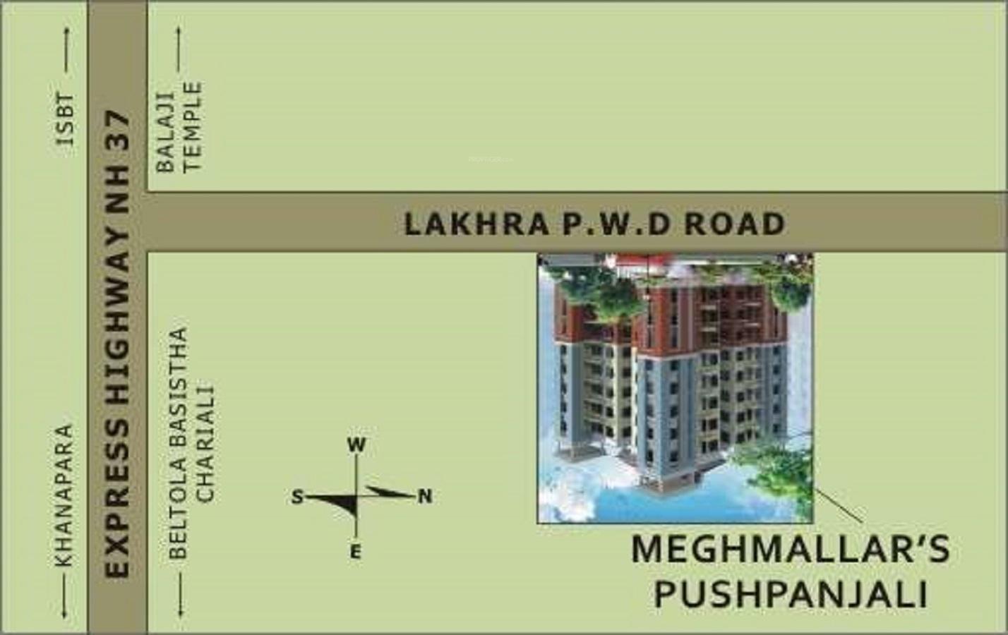 pushpanjali Location Plan