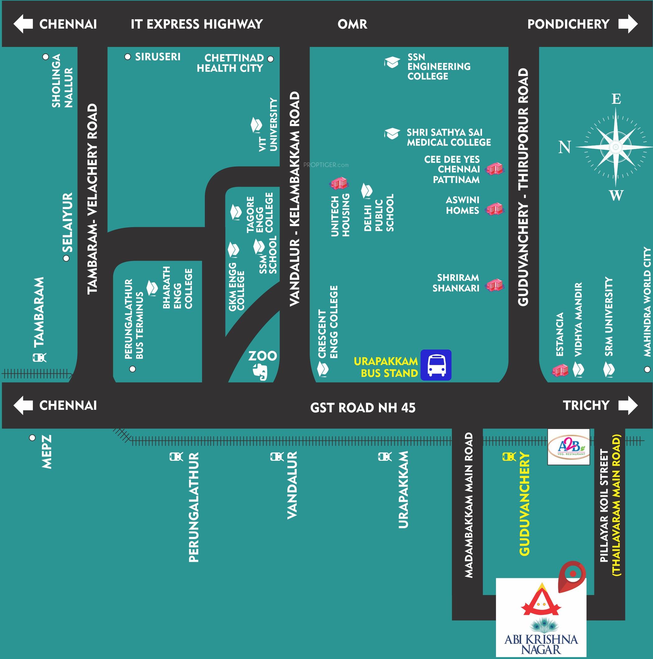 Images for Location Plan of Amazze Abi Krishna Villas