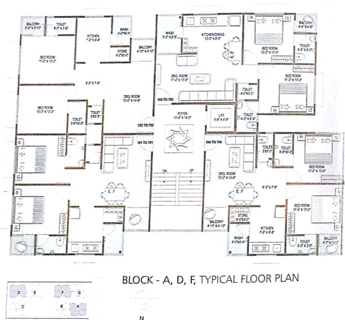 Images for Cluster Plan of Om Pratham Paradise