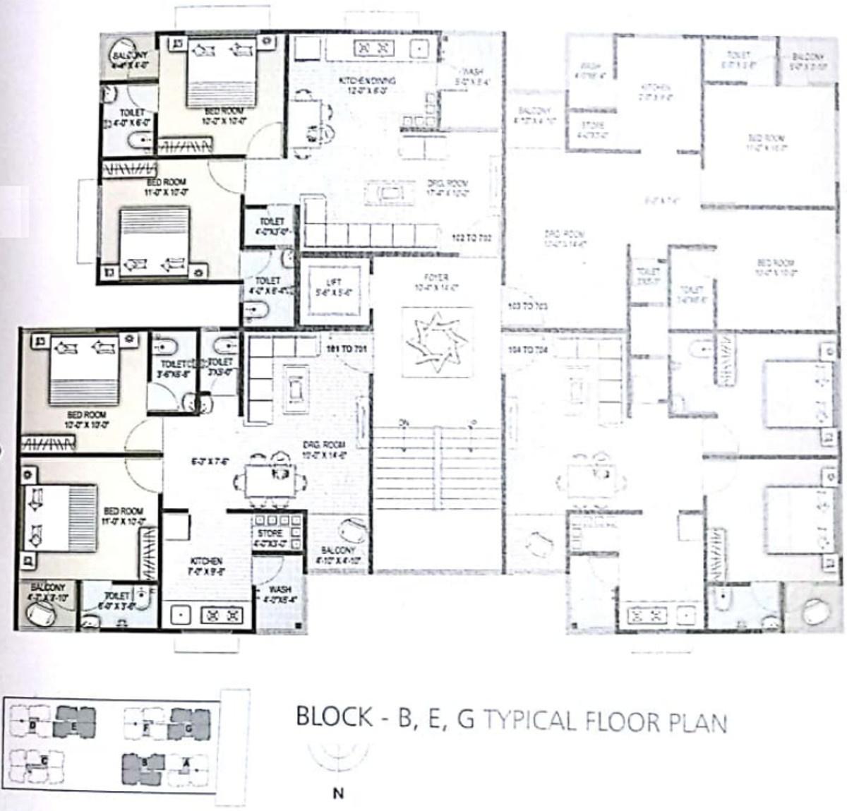 Images for Cluster Plan of Om Pratham Paradise