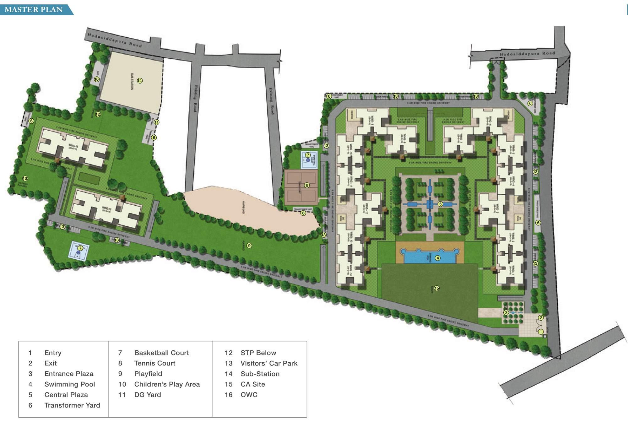 Images for Layout Plan of Sobha Royal Pavilion Phase 4 Wing 1 2 And 3