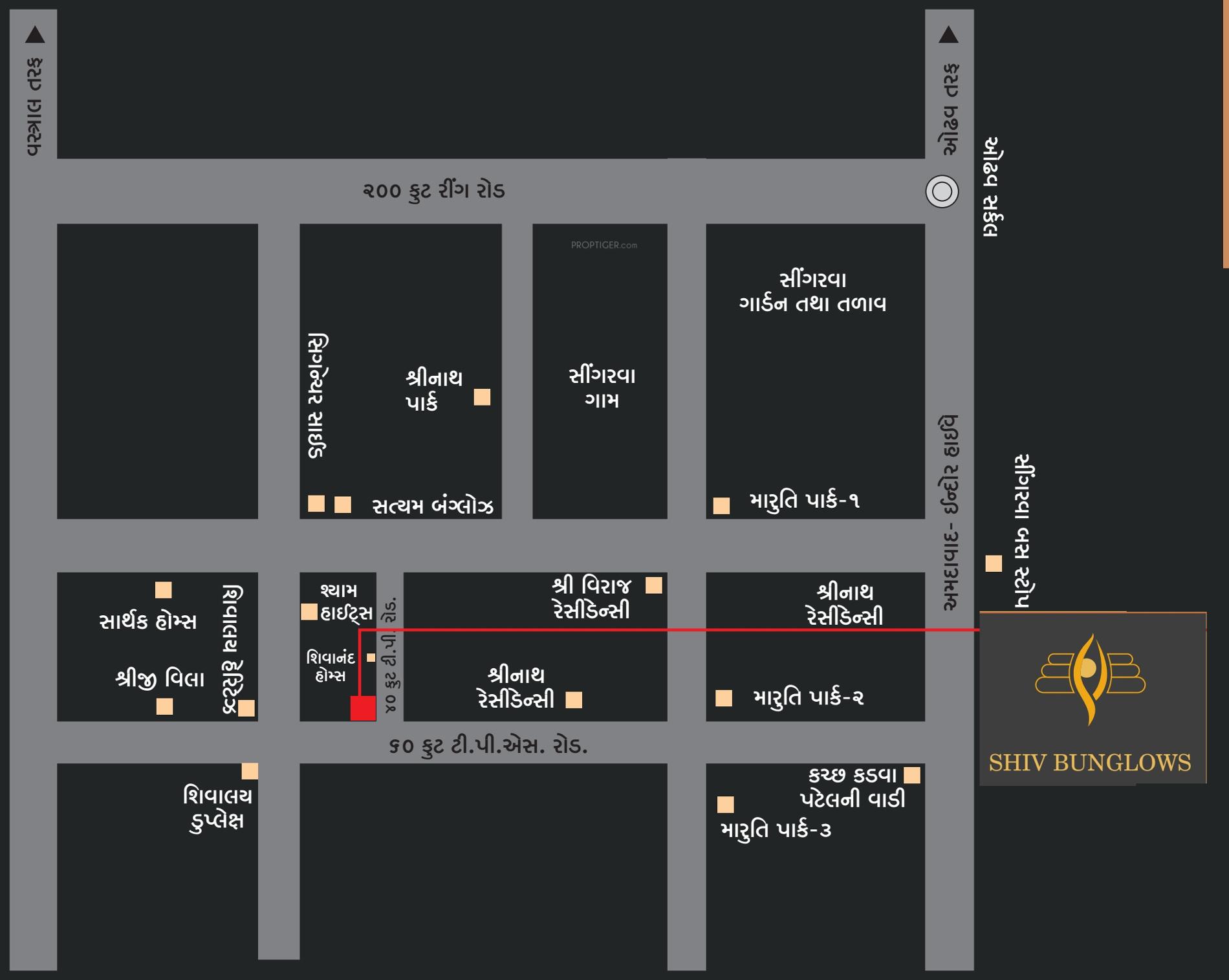 Images for Location Plan of Om Shiv Bunglows