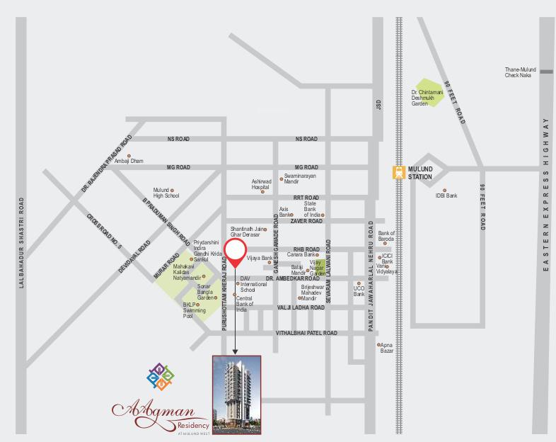 aagman-recidency Location Plan