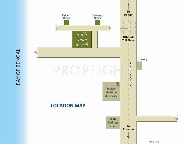 Images for Location Plan of Arun Villa Juhu Beach