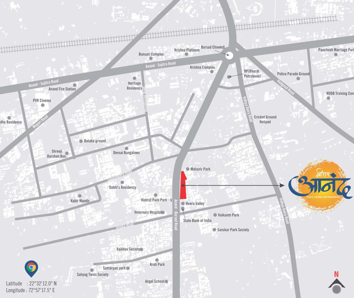 anand Location Plan