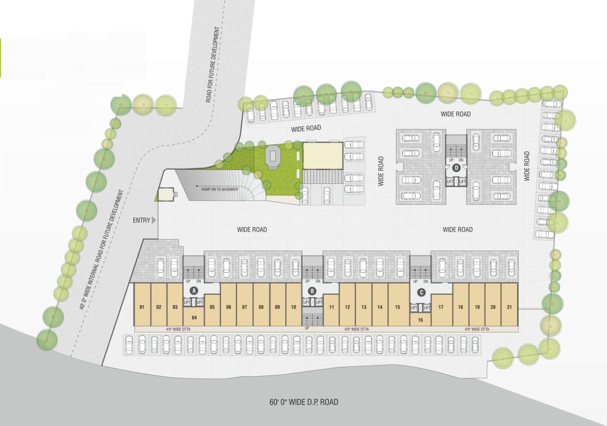 nilkanth-ashirwad Ground Floor Block A Cluster Plan